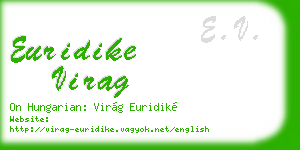 euridike virag business card